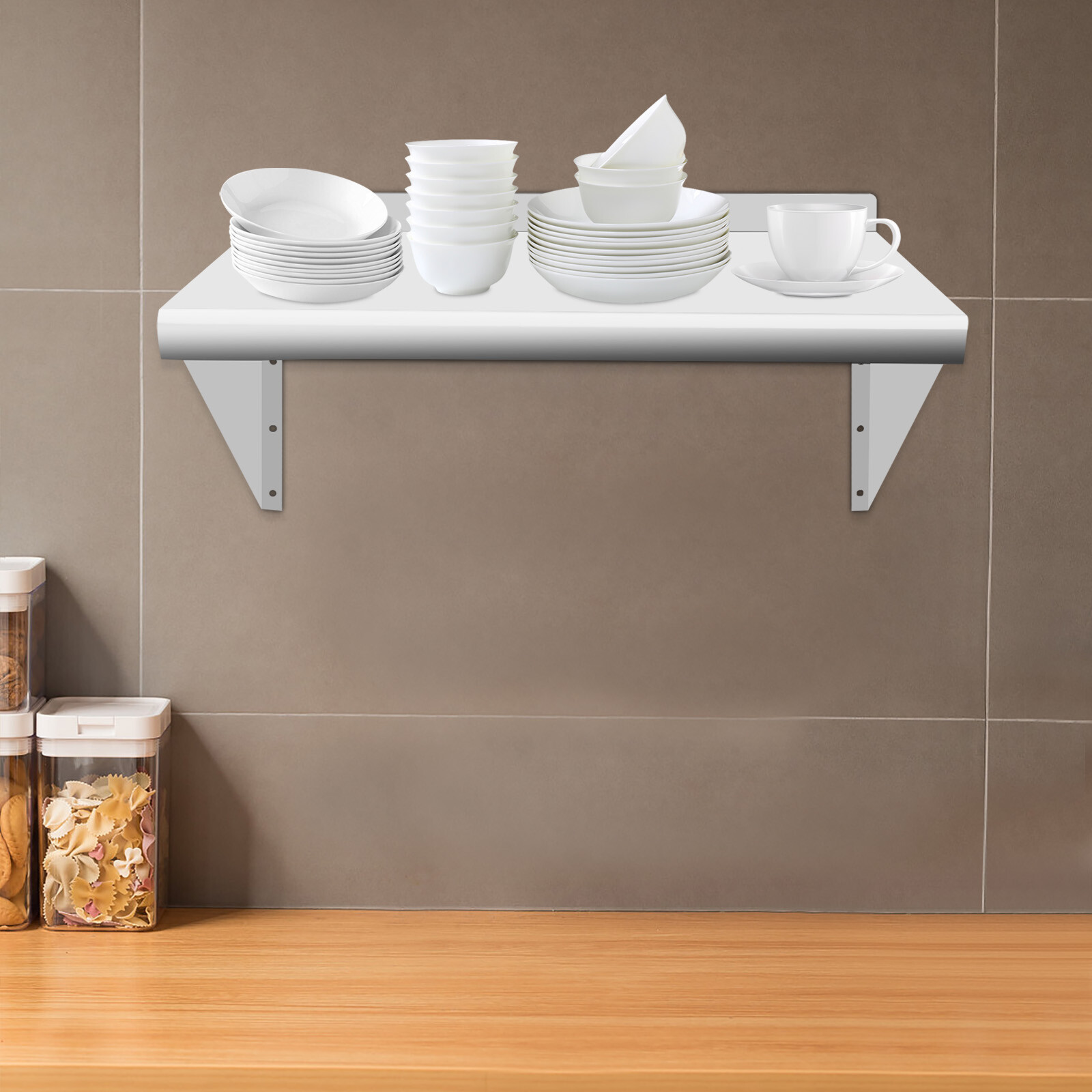 Wall Shelf Commercial Kitchen - 24*12 inch commerciële keukenplank van roestvrij