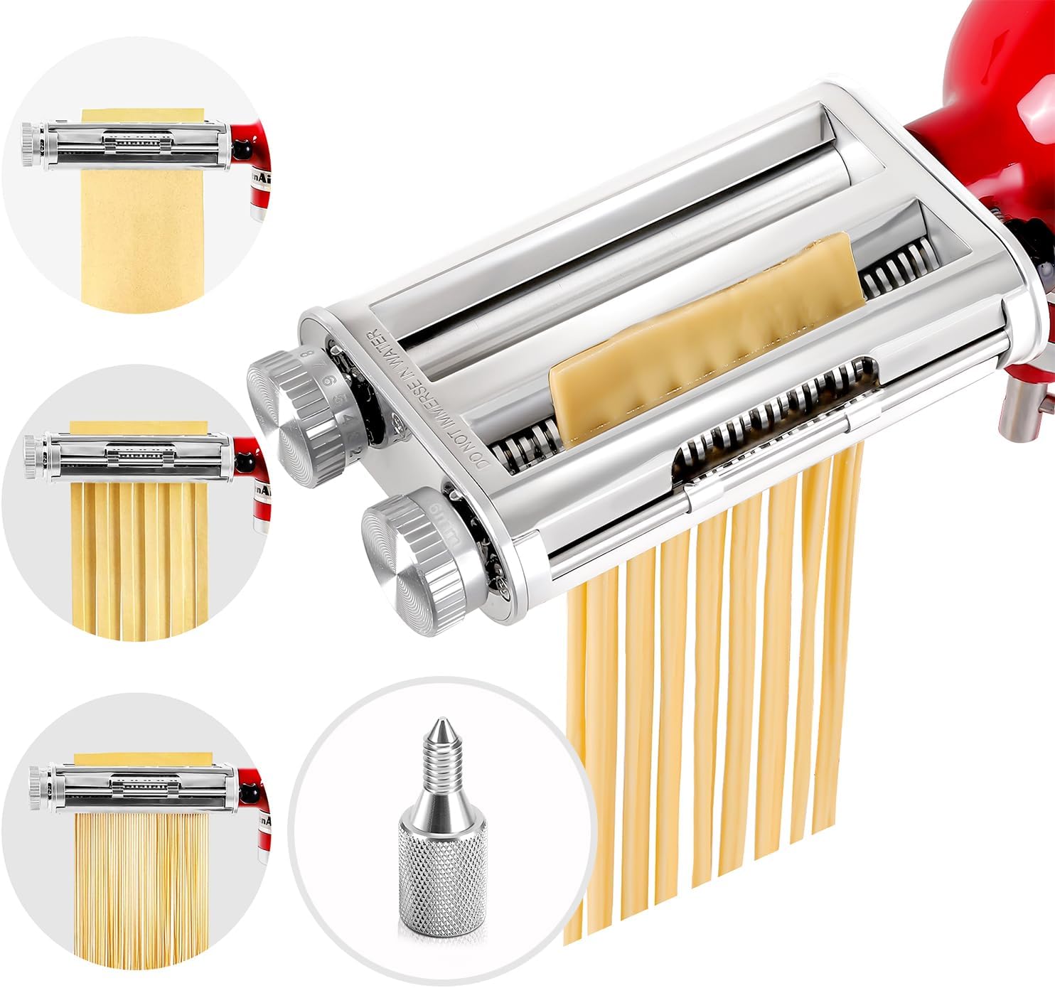 Commercial Kitchen Juicer - KitchenAid Mixer 3-in-1 Pasta Roller Cutter