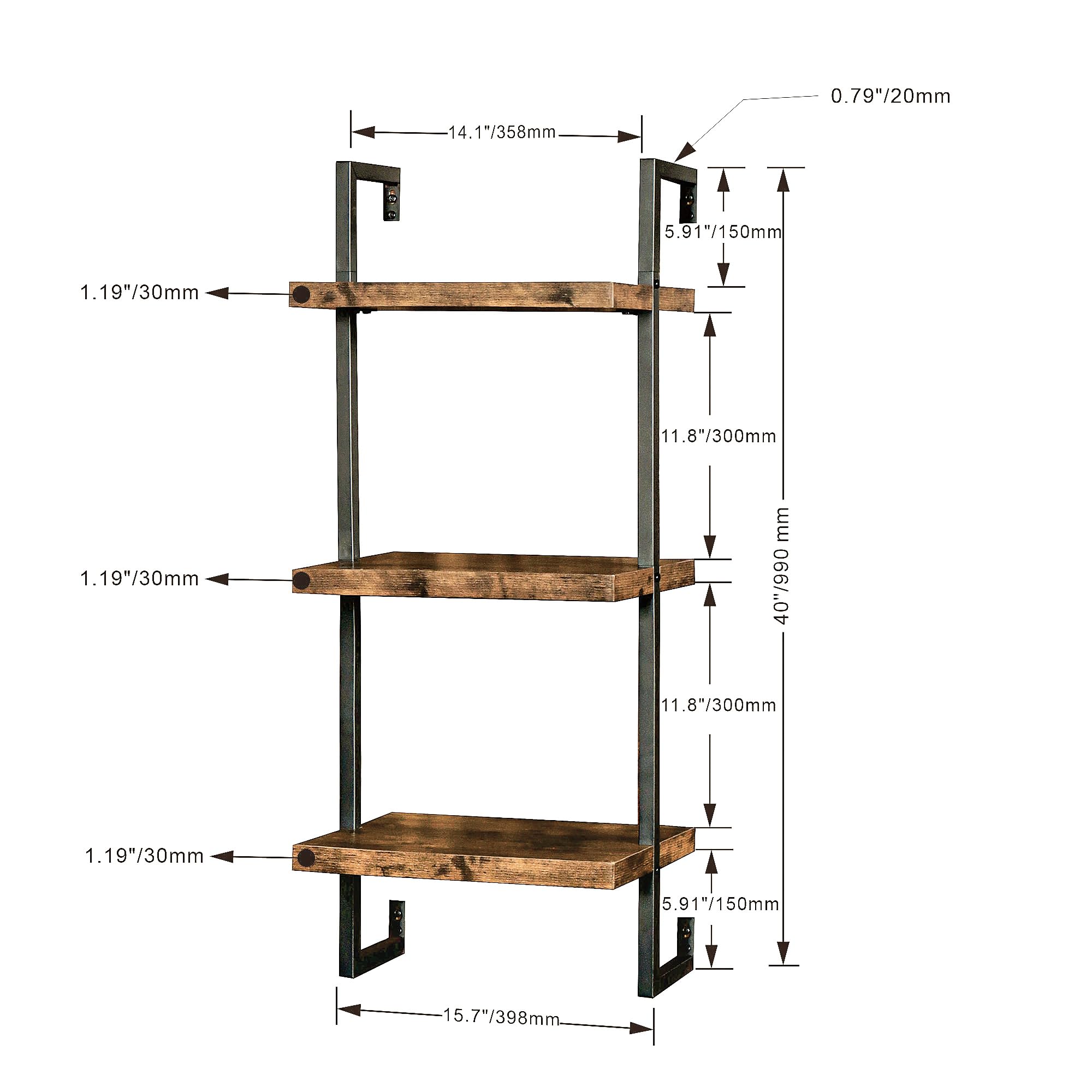 Wall Shelf Commercial Kitchen - Direct van de fabriek 2026 50lbs