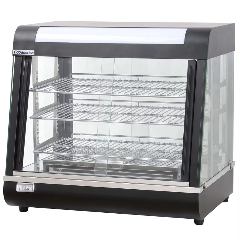 Commercial Kitchen Warmer - Commerciële geïsoleerde roestvrijstalen displaykast met volledig