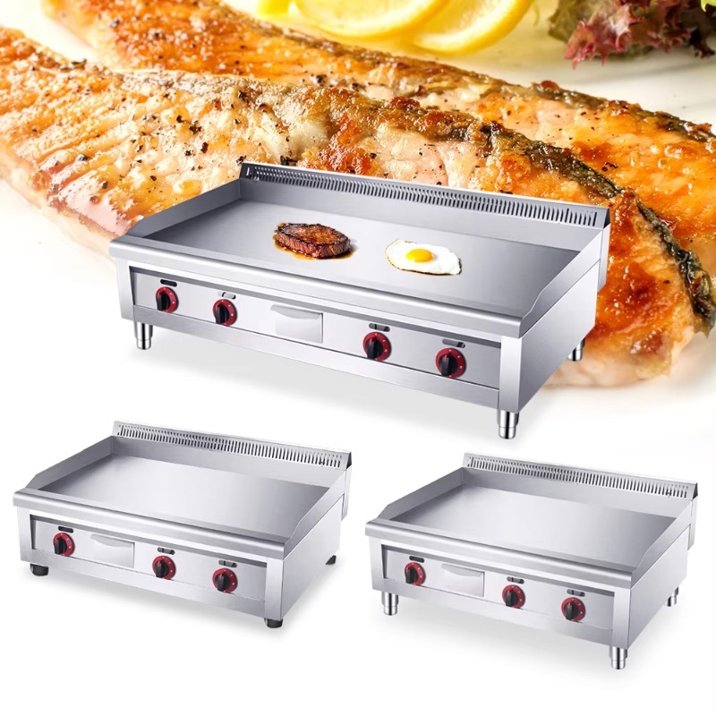 Commercial Kitchen Griddle - 16mm Professionele Burgergrill voor horeca, elektrische