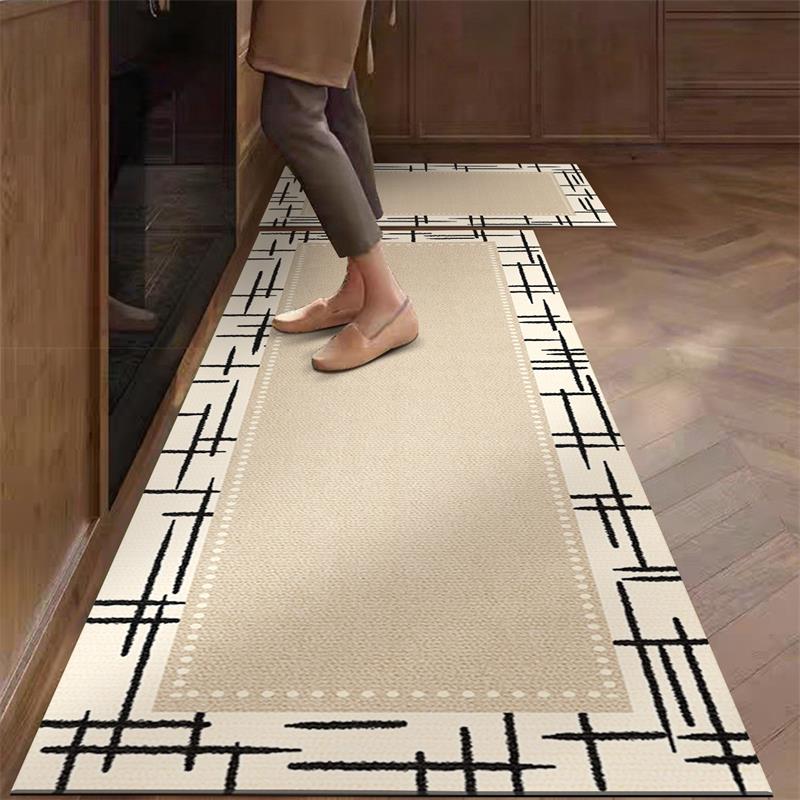 Commercial Kitchen Vinyl Flooring - Keukenkleed Pvc Waterdicht Leren Tapijt Beige