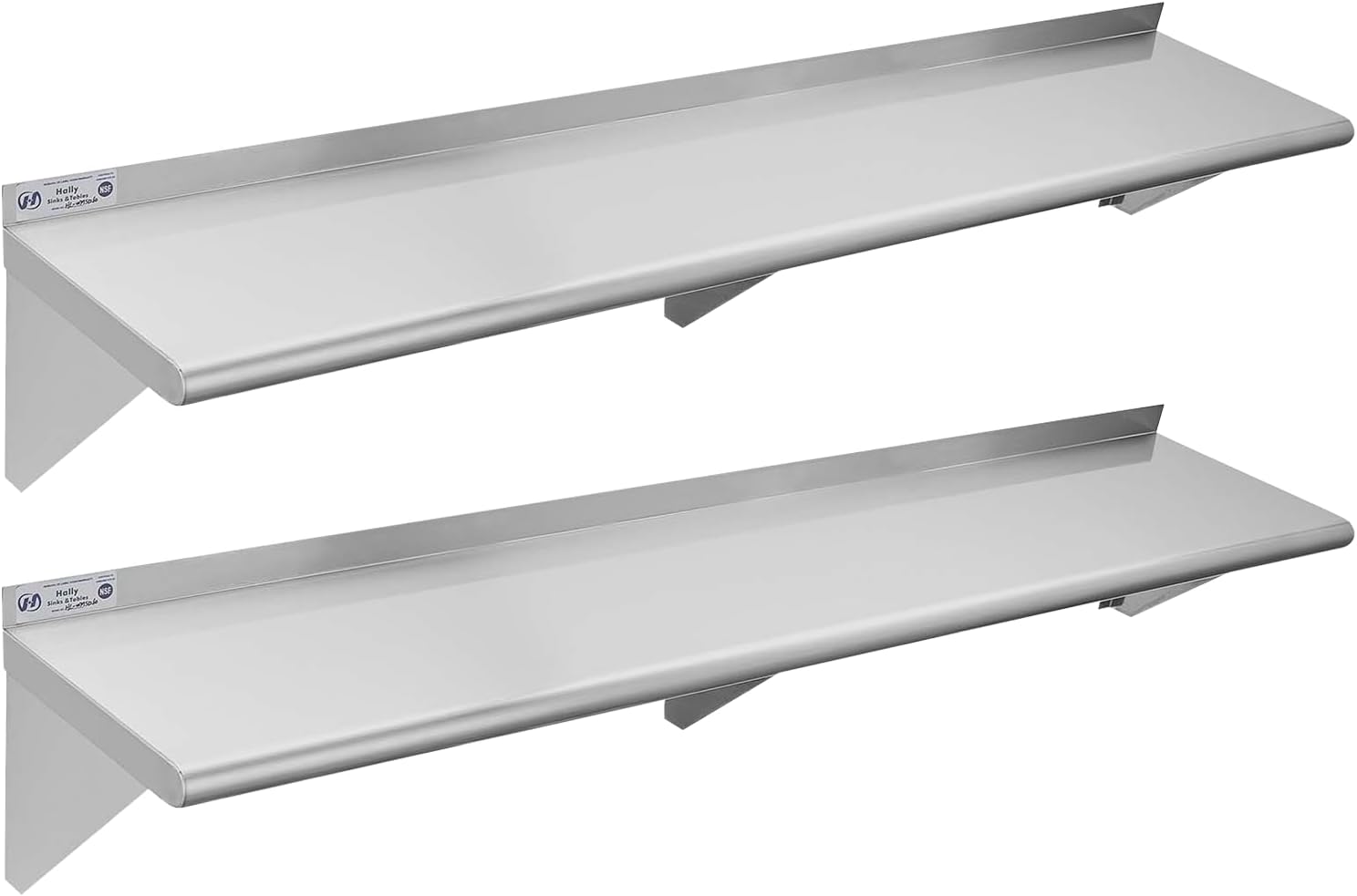 Wall Shelf Commercial Kitchen - 2-pack 12