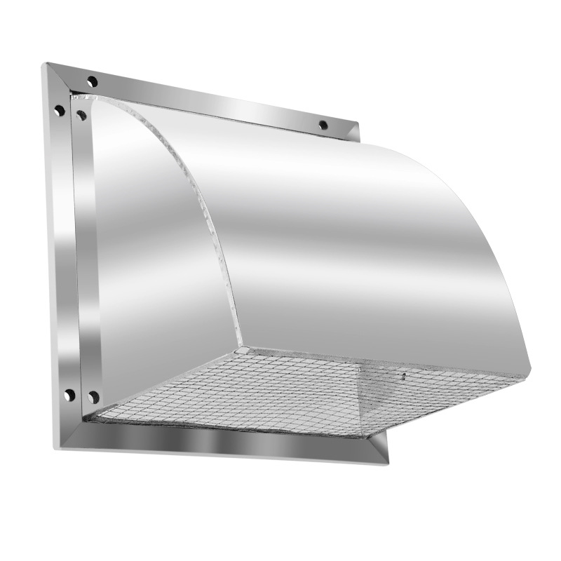 Commercial Kitchen Wall Covering - 304 roestvrijstalen buitenmuur windkap regenkap uit