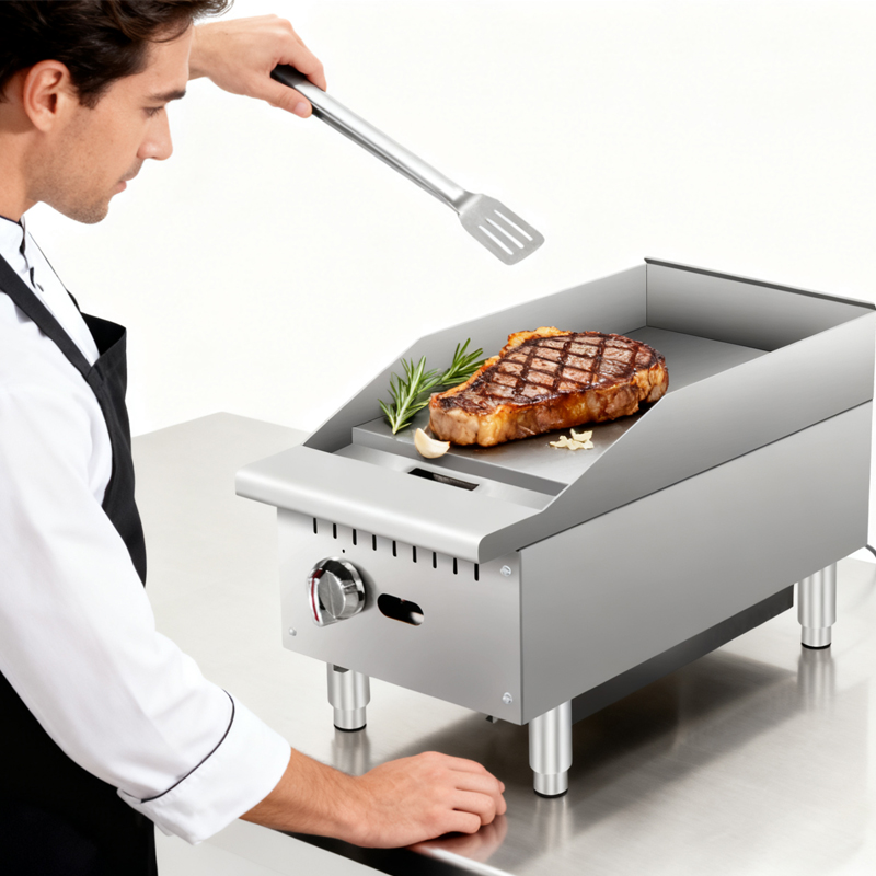 Commercial Kitchen Griddle - Aanpasbare commerciële keukenuitrusting roestvrij staal milieuvriendelijke