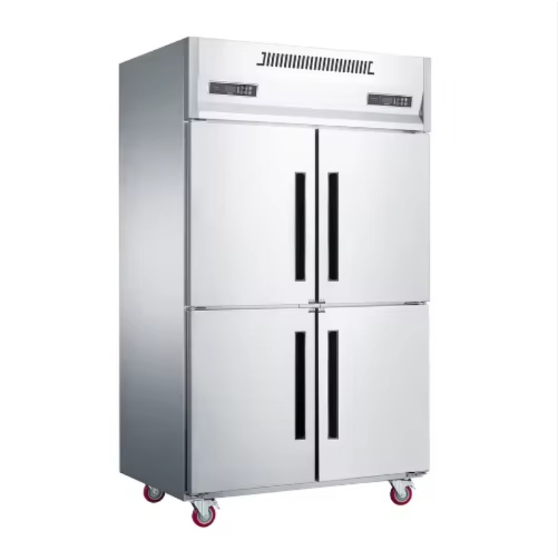 Commercial Kitchen Refrigerator - Commerciële RVS staande vriezer met dubbele