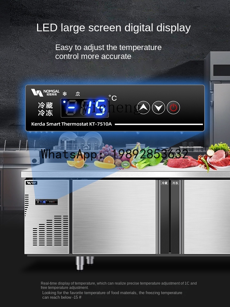 Commercial Kitchen Refrigerator - Werkbank Koelkast Vrieskast Industriële Koelkast Melkthee