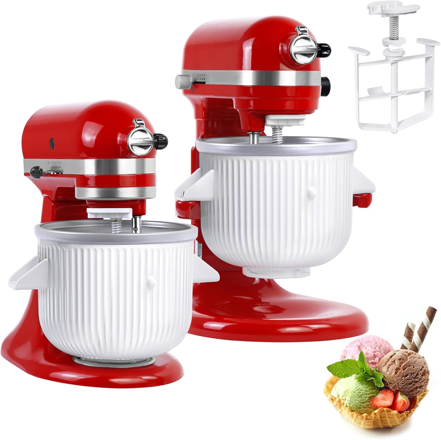Commercial Kitchen Juicer - IJsmachine-opzetstuk voor KitchenAid-mixers - Compatibel met