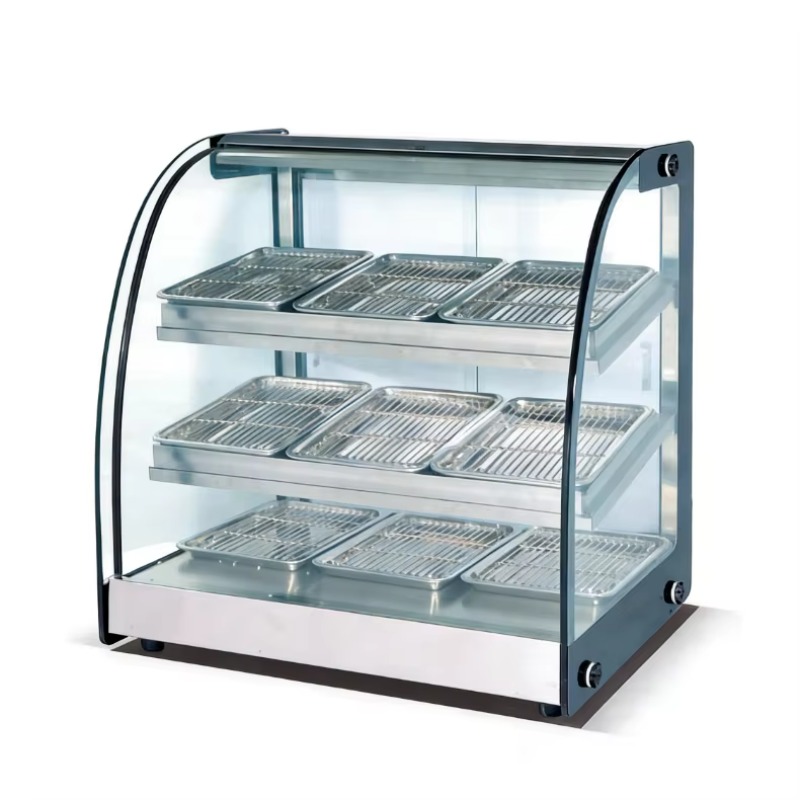 Commercial Kitchen Equipment - Commerciële keukenuitrusting verwarmde roestvrijstalen gebogen isolatiekast
