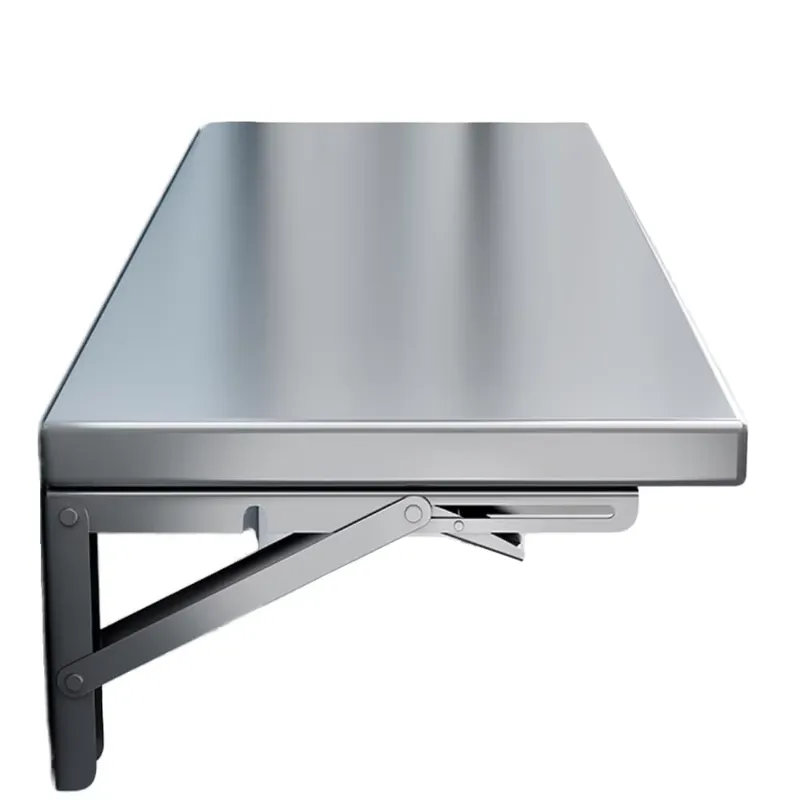 Wall Shelf Commercial Kitchen - Zwaarbelastbaar roestvrijstalen metalen opklapbaar rek voor