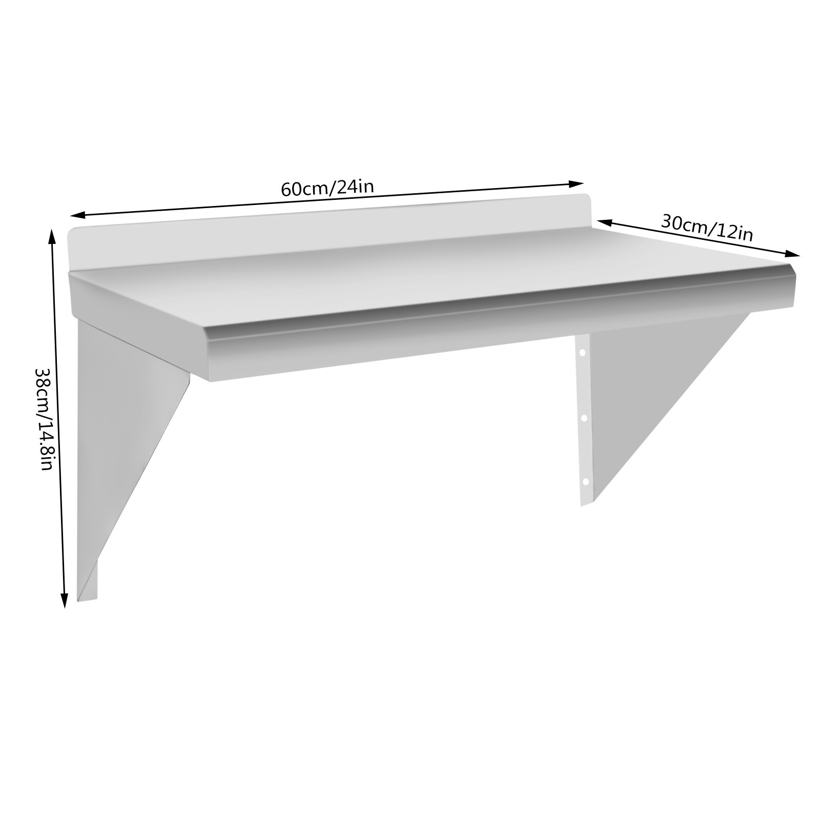 24*12 inch commerciële keukenp - Wall Shelf Commercial Kitchen recensie en prijs