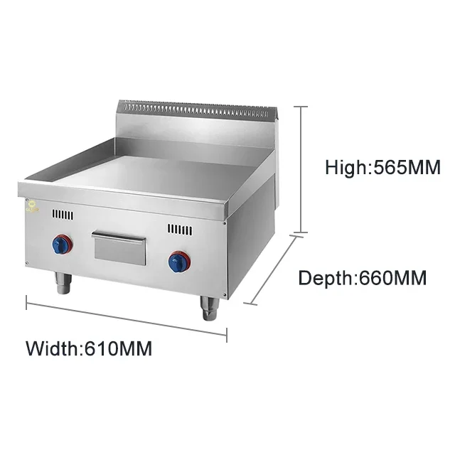 Gas platte bakplaat Commerciël - Commercial Kitchen Griddle recensie en prijs