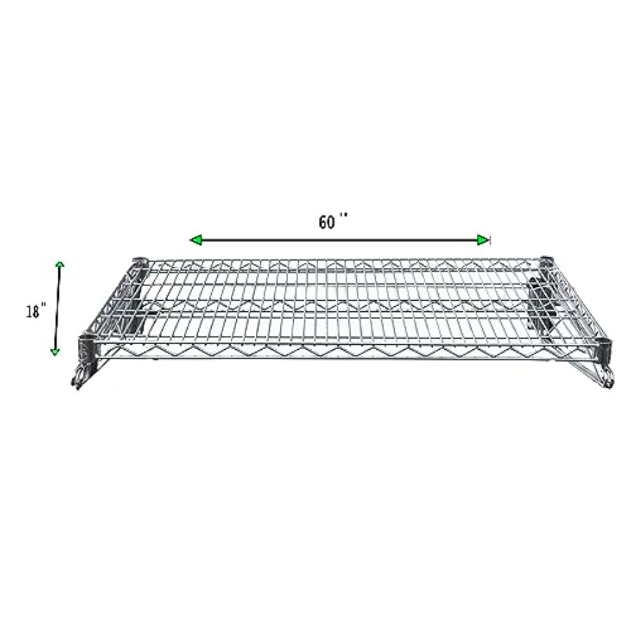 Zware kwaliteit chromen draadw - Wall Shelf Commercial Kitchen recensie en prijs