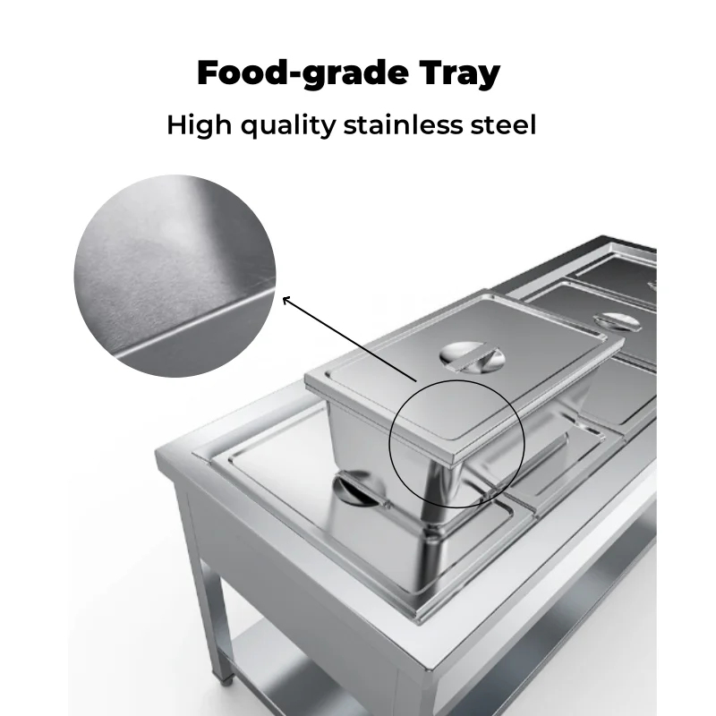 Voedselwarmer met display, roe - Bain Marie Food Warmer recensie en prijs