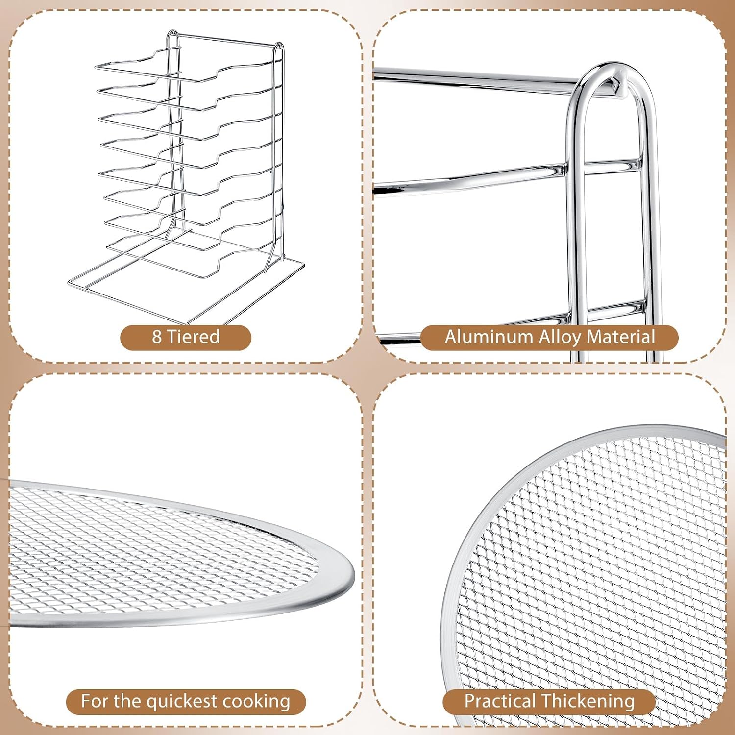 Pizzarek met 8 niveaus en 8 al - Commercial Kitchen Equipment recensie en prijs