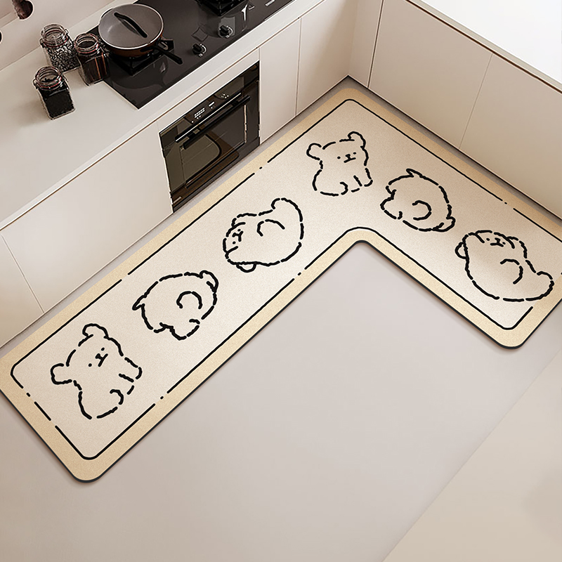 L-vormige Keuken Vloermat Wate - Commercial Kitchen Vinyl Flooring recensie en prijs