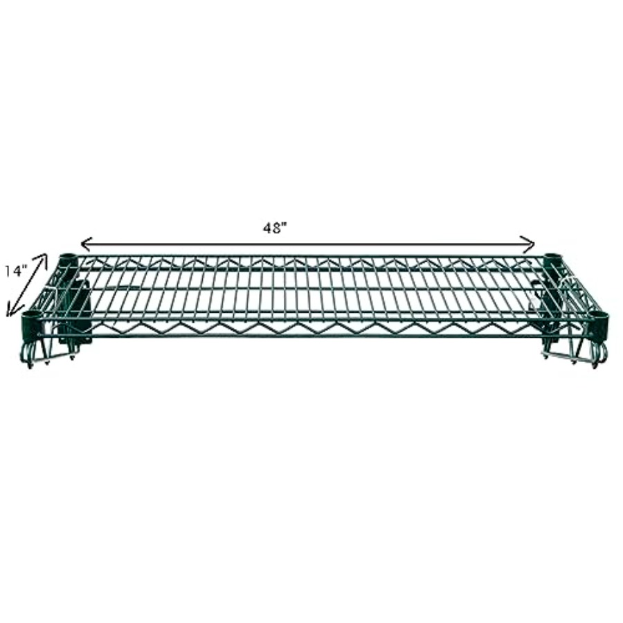 48x14 Epoxy-gecoate groene dra - Wall Shelf Commercial Kitchen recensie en prijs