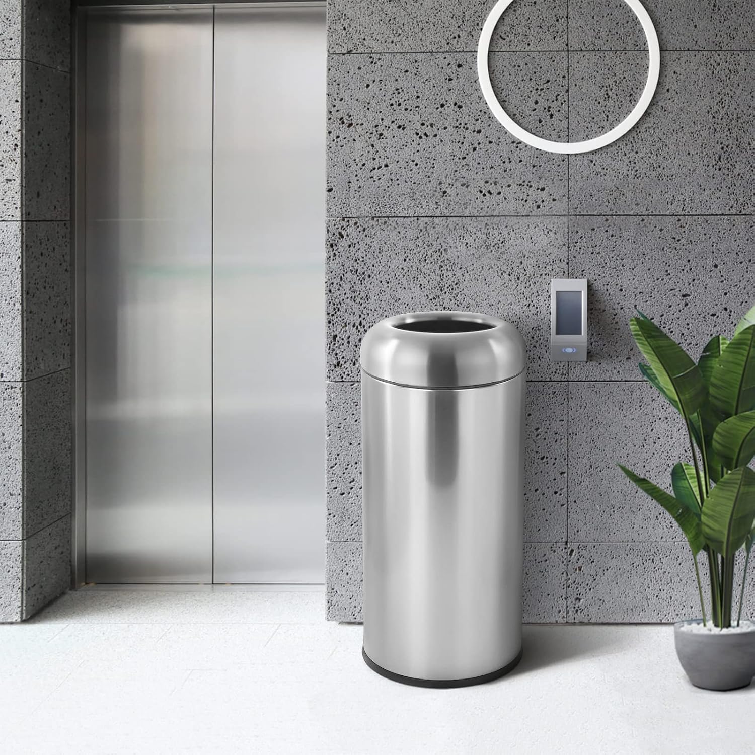 Grote roestvrijstalen afvalbak - Commercial Kitchen Garbage Disposal recensie en prijs