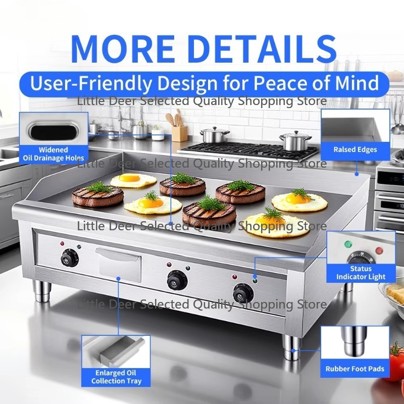16 mm commerciële restaurantke - Commercial Kitchen Griddle recensie en prijs
