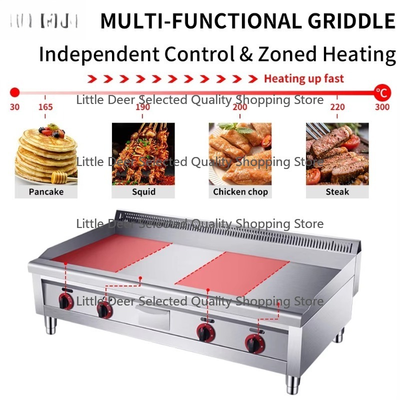 16 mm commerciële restaurantke - Commercial Kitchen Griddle recensie en prijs