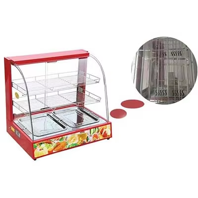 Verwarmde vitrinekast Hoge kwa - Bain Marie Food Warmer recensie en prijs