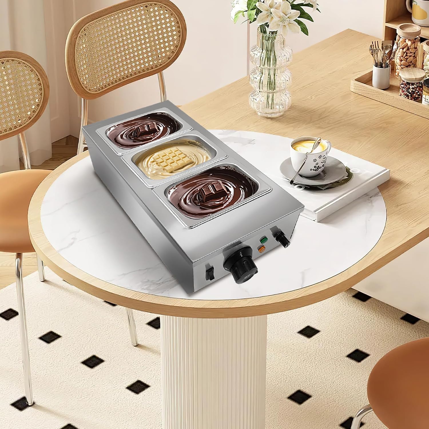 TWISTER.CK 1200W Chocoladesmel - Commercial Kitchen Warmer recensie en prijs