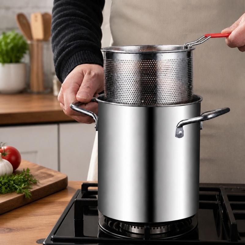 Frituurpan van 304 roestvrij s - Commercial Kitchen Appliance recensie en prijs