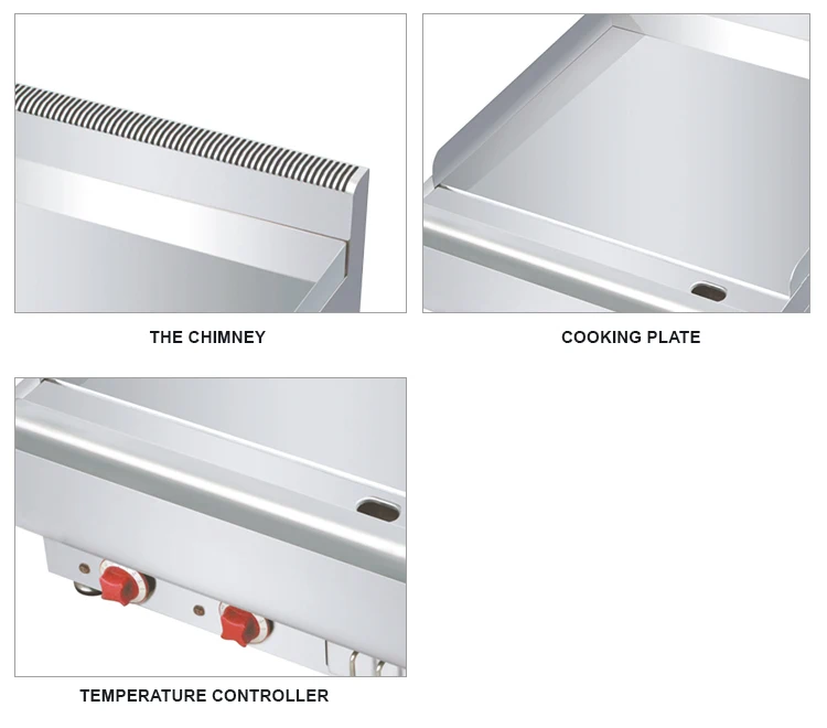 Commerciële 220V platte elektr - Commercial Kitchen Griddle recensie en prijs