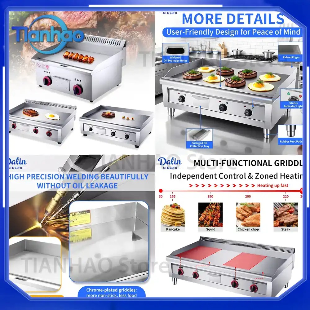 Hoge kwaliteit antiaanbakplaat - Commercial Kitchen Griddle recensie en prijs