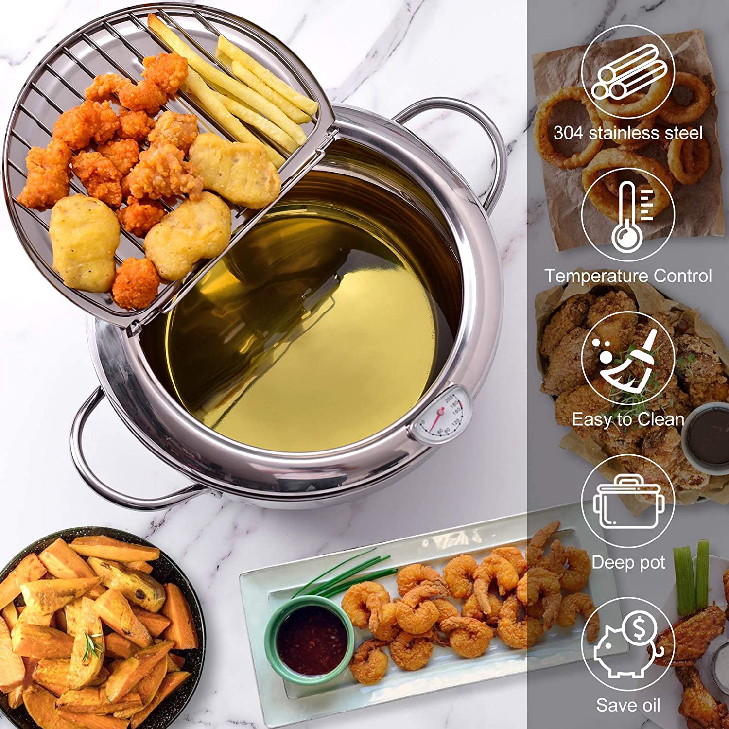 Lmetjma Japanse Frituren Pot M - Commercial Kitchen Appliance recensie en prijs