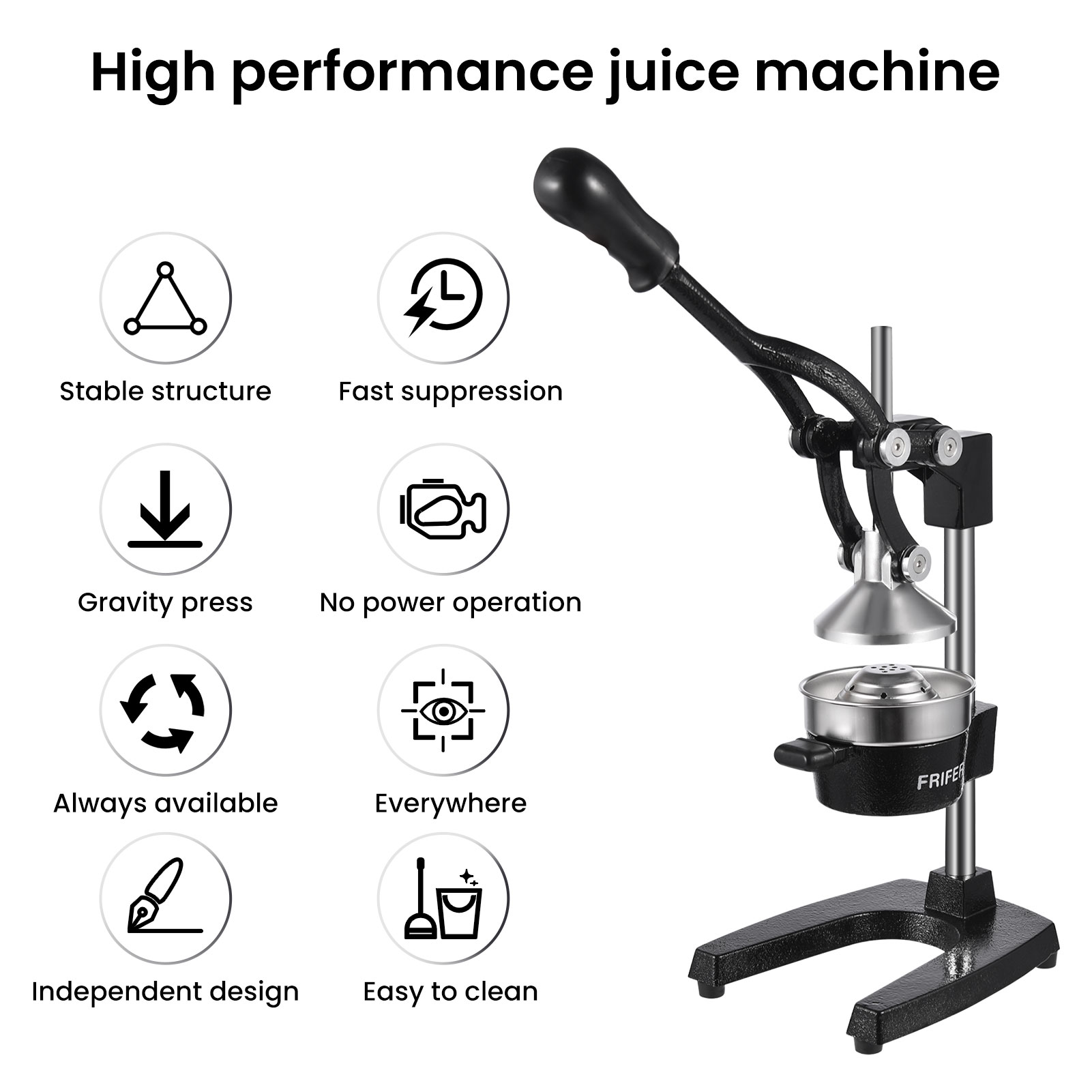 Lichtgewicht handmatige citrus - Commercial Kitchen Juicer recensie en prijs