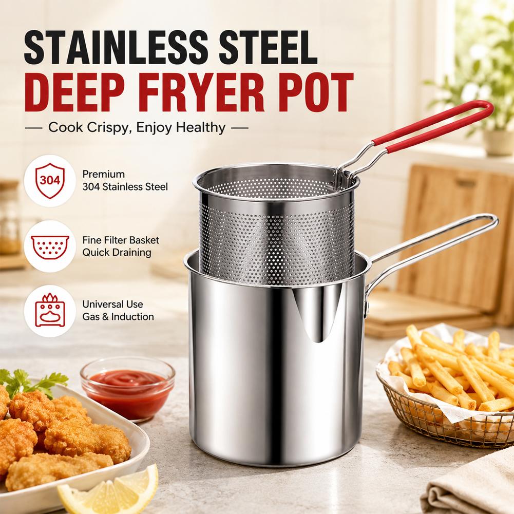 Roestvrijstalen frituurpan met - Commercial Kitchen Appliance recensie en prijs